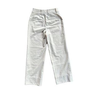 Club Monaco Womens Wide Leg Trouser Pants Pleated Front High Rise Cream Size 2